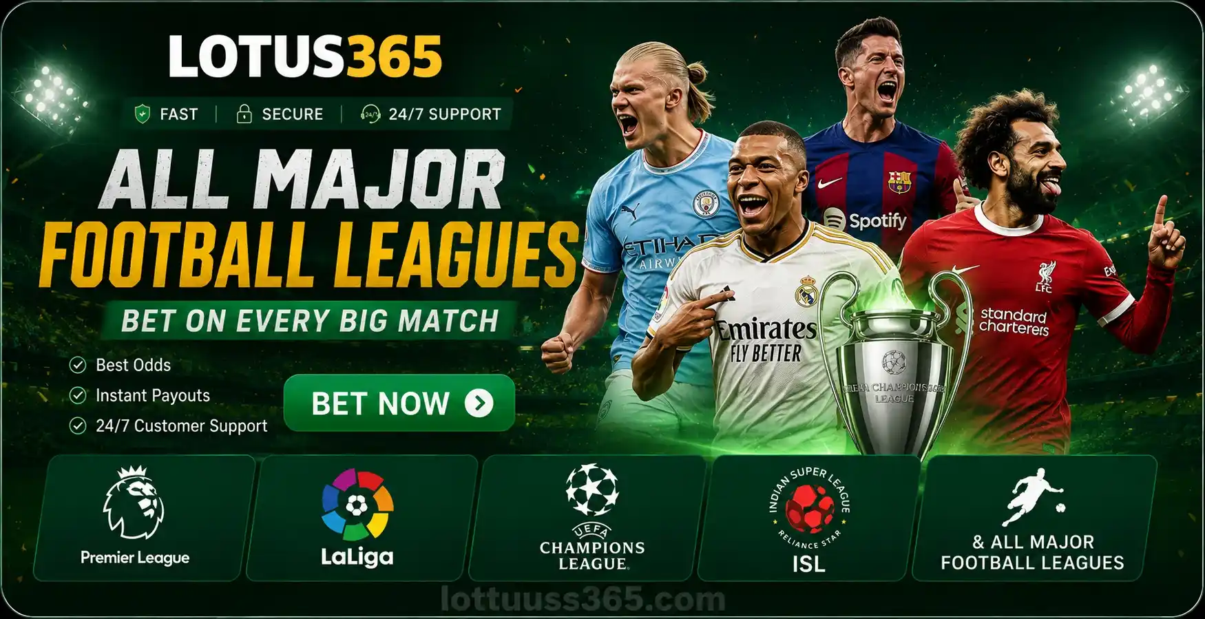 Football betting on Lotus365