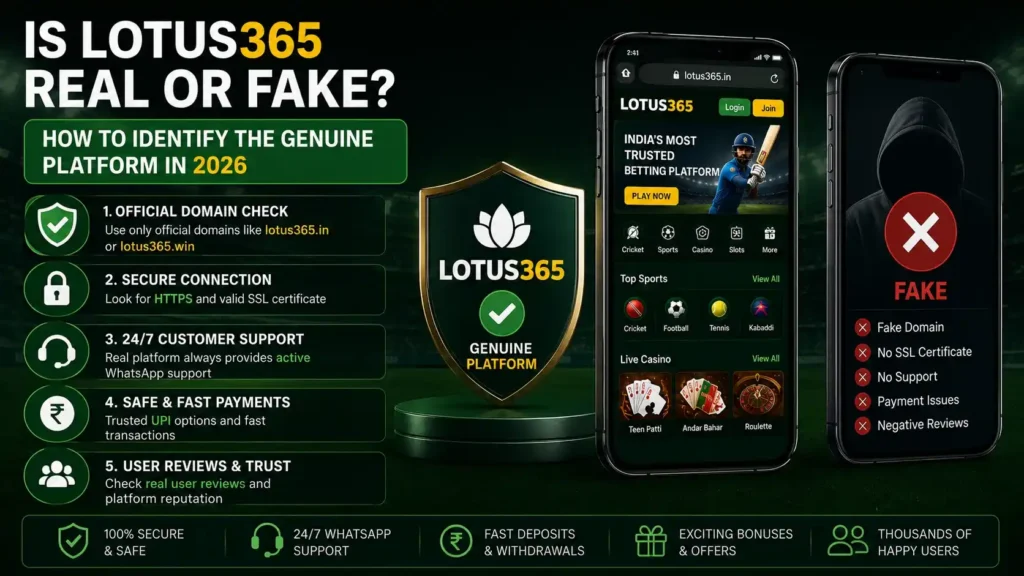 How Fake Lotus365 Sites Operate