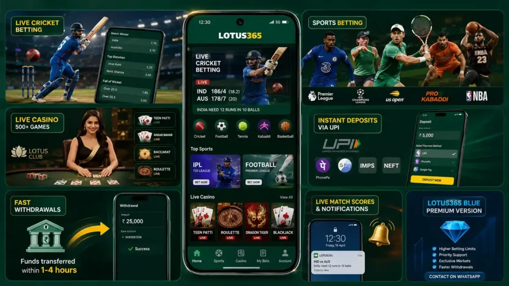 Lotus365 App Features — What You Get After Download