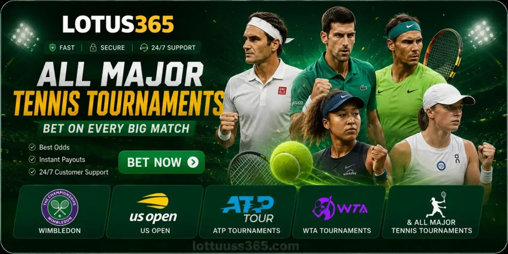 Tennis Betting on Lotus365