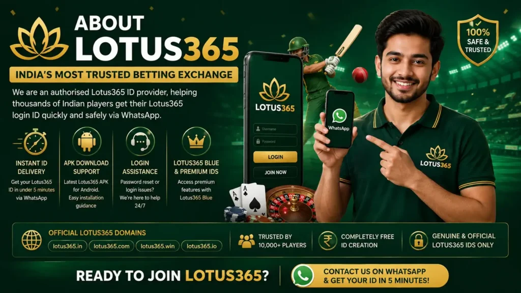 lotus365 official id provider india
