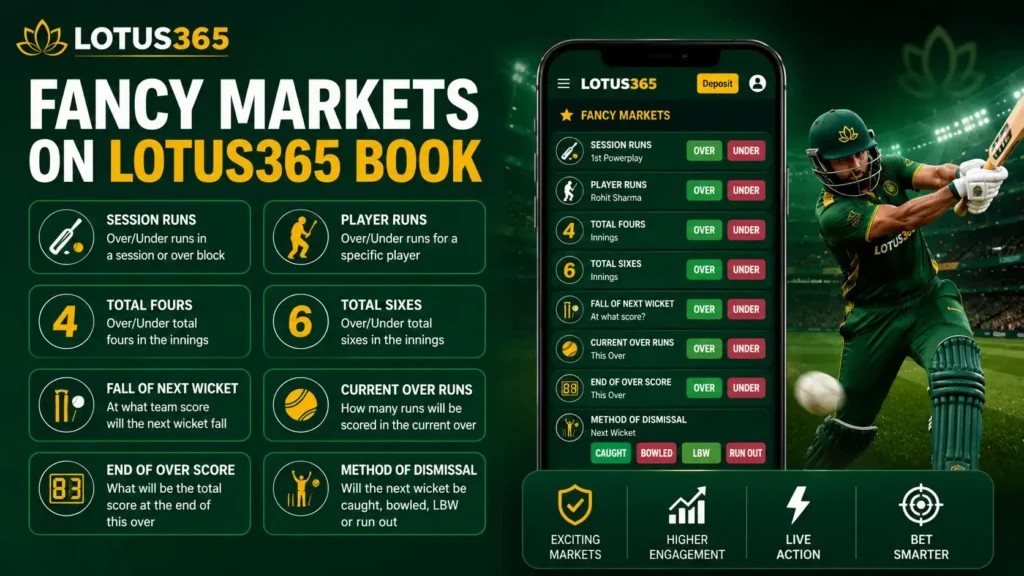 Fancy Markets on Lotus365 Book
